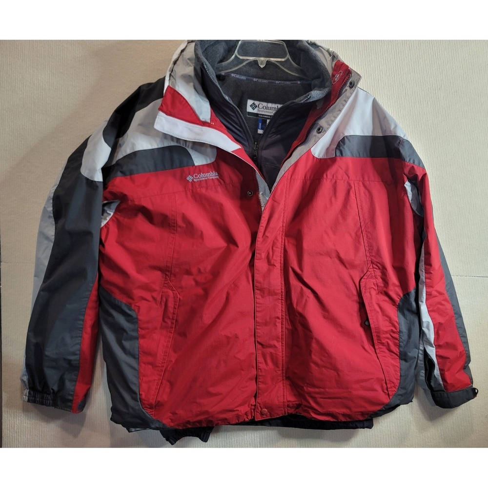 Vintage Cloumbia winter ski core Jacket interchange two jackets 2XT excellent